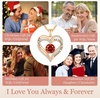 image:imageCDE 18K Rose Gold Heart Pendant Necklaces Gift Birthstone Jewelry Gift0107JanJuly