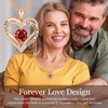 image:imageCDE 18K Rose Gold Heart Pendant Necklaces Gift Birthstone Jewelry Gift0107JanJuly