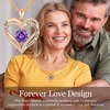 image:imageCDE 18K Rose Gold Heart Pendant Necklaces Gift Birthstone Jewelry Gift02Feb
