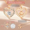 image:imageCDE 18K Rose Gold Heart Pendant Necklaces Gift Birthstone Jewelry Gift04Apr