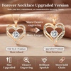image:imageCDE 18K Rose Gold Heart Pendant Necklaces Gift Birthstone Jewelry Gift04Apr