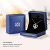 image:imageCDE 18K Rose Gold Heart Pendant Necklaces Gift Birthstone Jewelry Gift04AprSterling Silver