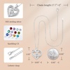 image:imageCDE 18K Rose Gold Heart Pendant Necklaces Gift Birthstone Jewelry Gift04AprWGSterling Silver