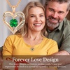 image:imageCDE 18K Rose Gold Heart Pendant Necklaces Gift Birthstone Jewelry Gift05May