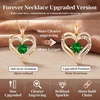 image:imageCDE 18K Rose Gold Heart Pendant Necklaces Gift Birthstone Jewelry Gift05May