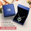 image:imageCDE 18K Rose Gold Heart Pendant Necklaces Gift Birthstone Jewelry Gift05MayWG