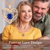 image:imageCDE 18K Rose Gold Heart Pendant Necklaces Gift Birthstone Jewelry Gift09Sept