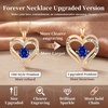 image:imageCDE 18K Rose Gold Heart Pendant Necklaces Gift Birthstone Jewelry Gift09Sept