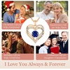 image:imageCDE 18K Rose Gold Heart Pendant Necklaces Gift Birthstone Jewelry Gift09Sept
