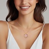 image:imageCDE 18K Rose Gold Heart Pendant Necklaces Gift Birthstone Jewelry Gift10Oct