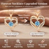 image:imageCDE 18K Rose Gold Heart Pendant Necklaces Gift Birthstone Jewelry Gift12Dec