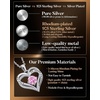 image:imageCDE 18K Rose Gold Heart Pendant NecklacesBirthstone Jewelry Gifts for Wife10OctVintage Pink