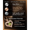 image:imageCDE 18K Rose Gold Heart Pendant NecklacesBirthstone Jewelry Gifts for WifeRose Gold08Aug