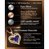 image:imageCDE 18K Rose Gold Heart Pendant NecklacesBirthstone Jewelry Gifts for WifeRose Gold09Sept