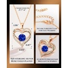 image:imageCDE 18K Rose Gold Heart Pendant NecklacesBirthstone Jewelry Gifts for WifeRose Gold09Sept