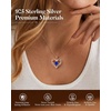 image:imageCDE 18K Rose Gold Heart Pendant NecklacesBirthstone Jewelry Gifts for WifeRose Gold09Sept