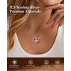 image:imageCDE 18K Rose Gold Heart Pendant NecklacesBirthstone Jewelry Gifts for WifeRose Gold10Oct
