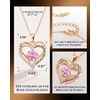 image:imageCDE 18K Rose Gold Heart Pendant NecklacesBirthstone Jewelry Gifts for WifeRose Gold10Oct