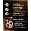 image:imageCDE 18K Rose Gold Heart Pendant NecklacesBirthstone Jewelry Gifts for WifeRose Gold10Oct