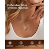 image:imageCDE 18K Rose Gold Heart Pendant NecklacesBirthstone Jewelry Gifts for WifeRose Gold11Nov