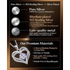 image:imageCDE 18K Rose Gold Heart Pendant NecklacesBirthstone Jewelry Gifts for WifeSliver06June
