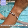 image:imageCDE 925 Sterling Silver Infinity Birthstone Bracelet Jewelry Gift for Women06JunAlexandrite Light Purple