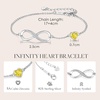 image:imageCDE 925 Sterling Silver Infinity Birthstone Bracelet Jewelry Gift for Women11NovCitrine Yellow