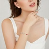 image:imageCDE 925 Sterling Silver Infinity Birthstone Bracelet Jewelry Gift for WomenCrystalRed