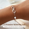 image:imageCDE 925 Sterling Silver Infinity Birthstone Bracelet Jewelry Gift for WomenCrystalWhite