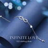image:imageCDE 925 Sterling Silver Infinity Birthstone Bracelet Jewelry Gift for WomenCrystalWhite