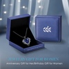 image:imageCDE Angel Wings Heart Birthstone Pendant Necklace Gift for WomenBlack09SeptSpahhire Blue Birthstone