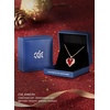image:imageCDE Angel Wings Heart Birthstone Pendant Necklace Gift for WomenRose Gold0107Ruby Red Birthstone