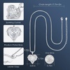 image:imageCDE Angel Wings Heart Birthstone Pendant Necklace Gift for WomenWhite04White Birthstone