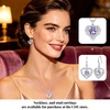 image:imageCDE Angel Wings Heart Gothic Birthstone Dangle Earrings WaterproofWhite06June Alexandrite Light Purple Birthstone