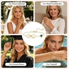 image:imageCDE Birthstone Infinity Bracelet 14K Gold Plated Jewelry Gift for Women05MayEmerald Green