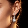 image:imageCDE Infinity Teardrop Dangle Earrings Trendy Jewelry Gifts for Women