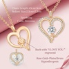 image:imageCDE Initial Necklaces for Women Rose Gold AZ Letter Heart Pendant Jewelry Gifts for Wife Mom Girlfriend Lady HerInitial R Necklaces