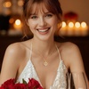 image:imageCDE S925 Silver Initial Love Heart Moissanite Necklace with 18K Gold PlatedInitial Y  2 Carat
