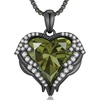 Black-08-Peridot Green Birthstone