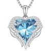 White-03-Aquamarine Light Blue Birthstone