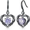Black-06-June Alexandrite Light Purple Birthstone