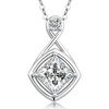 image:imageCDE Infinity Square Moissanite Pendant Necklaces Jewelry Gifts for Women