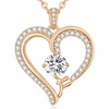 Initial “F” Necklaces