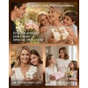 image:imageCDE 18K Gold Plated Initial Love Heart Moissanite Necklace for MomInitial C engraved I Love Mom