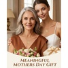 image:imageCDE 18K Gold Plated Initial Love Heart Moissanite Necklace for MomInitial P engraved I Love Mom