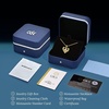 image:imageCDE 18K Gold Plated Moissanite Infinity Necklace Engraved I LOVE YOUYellow  1 Carat