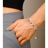 image:imageCDE 18K Rose Gold Heart BraceletsBirthstone Jewelry Gifts for WomenRhodium Plating Brass01Jan07Jul