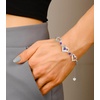 image:imageCDE 18K Rose Gold Heart BraceletsBirthstone Jewelry Gifts for WomenRhodium Plating Brass02Feb