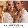 image:imageCDE 18K Rose Gold Heart BraceletsBirthstone Jewelry Gifts for WomenRhodium Plating Cuban LinkBrass04Apr