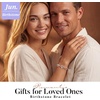 image:imageCDE 18K Rose Gold Heart BraceletsBirthstone Jewelry Gifts for WomenRhodium Plating Cuban LinkBrass06Jun